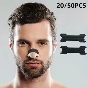 Sleep Aid Nose Strip, 20/50pcs Sleep Massage Nose Strip, Nasal Congestion Relief Strip, Suitable for Men and Women Snoring, Comfortable, Breathable, Durable