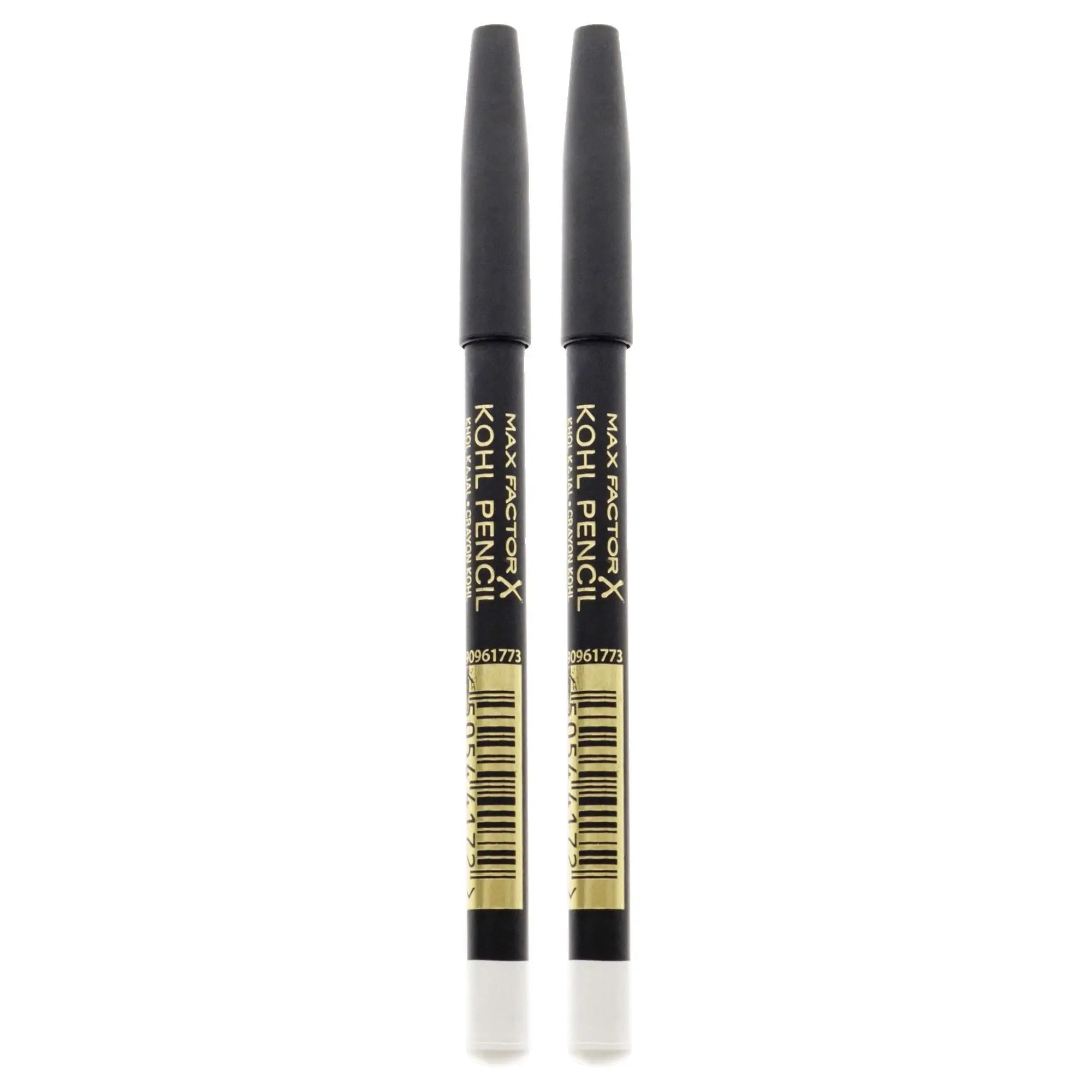 Max Factor Women's Automatic Kohl Kajal Eyeliner Pencil - Eye Makeup, Automatic Pencil, 010 White, 0.01oz, Precise Line, Convenient, Enhancing Eye Makeup, Pack of 2, No Smudging Risk