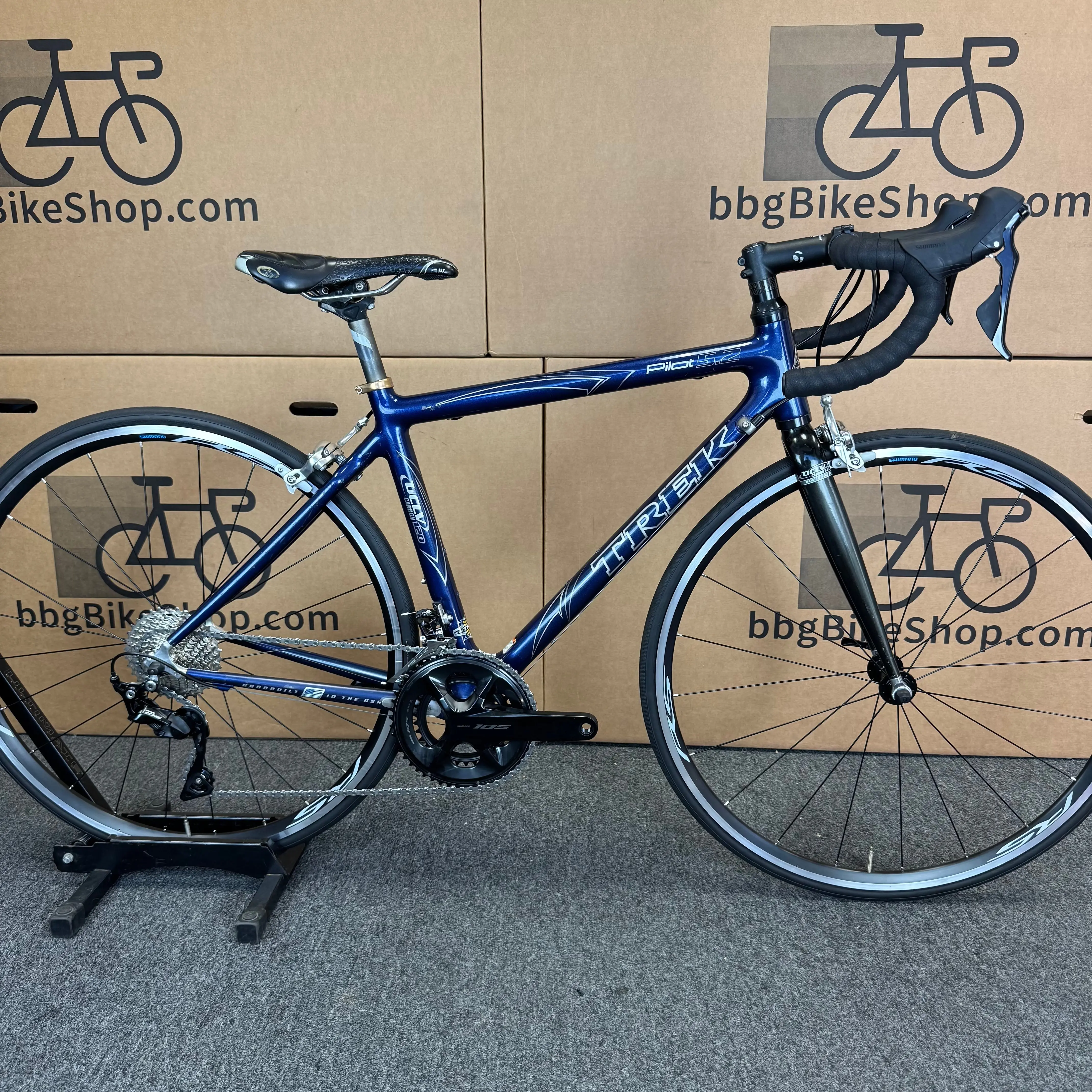 Used Trek Pilot 5.2, 11-speed Shimano 105, OCLV Carbon 120, Road Bike, 52cm