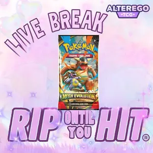 RTYH ME1 Mega Evolutions Base Set Rip Until You Hit Booster Packs