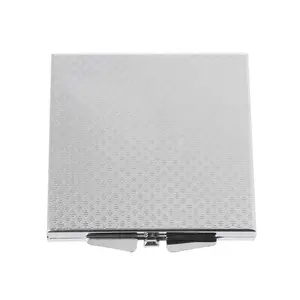 Portable Handheld Pocket Mirror, Various Shapes, Double-Folded Sides, Stainless Steel