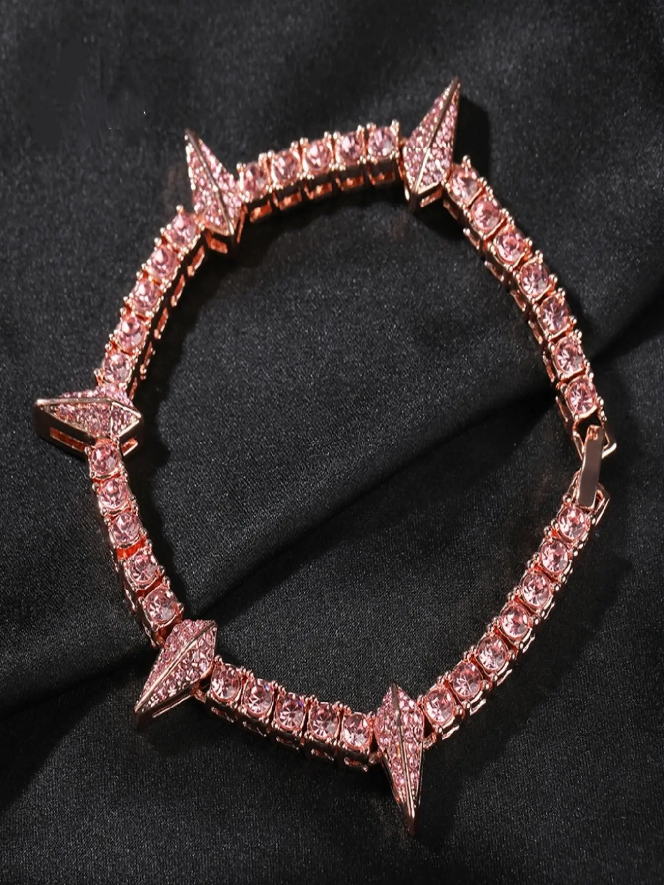 Street Style Panther Bracelet, Hip Hop Tennis Bracelet, Fashion Party Daily Wear, Unisex Alloy Jewelry, Punk Style Jewelry, High Quality Bracelet, All Seasons, Fashion Cool Accessories