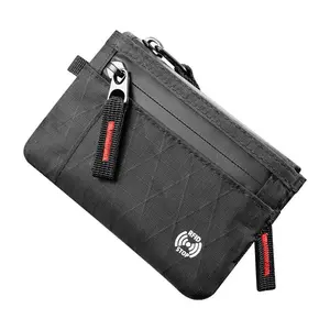 Edc Fashionable Rfid Anti-Theft Ultra-Thin Wallet |   Unisex Zipper Coin Purse |   Multi-Compartment Credit Card Holder, Portable and Lightweight Carry-On Accessory