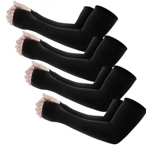 UV Cooling Arm Sleeves, Sports Sleeve, Summer Sun Protection Gloves with Thumb Hole, Versatile Outdoor Gear for Men and Women