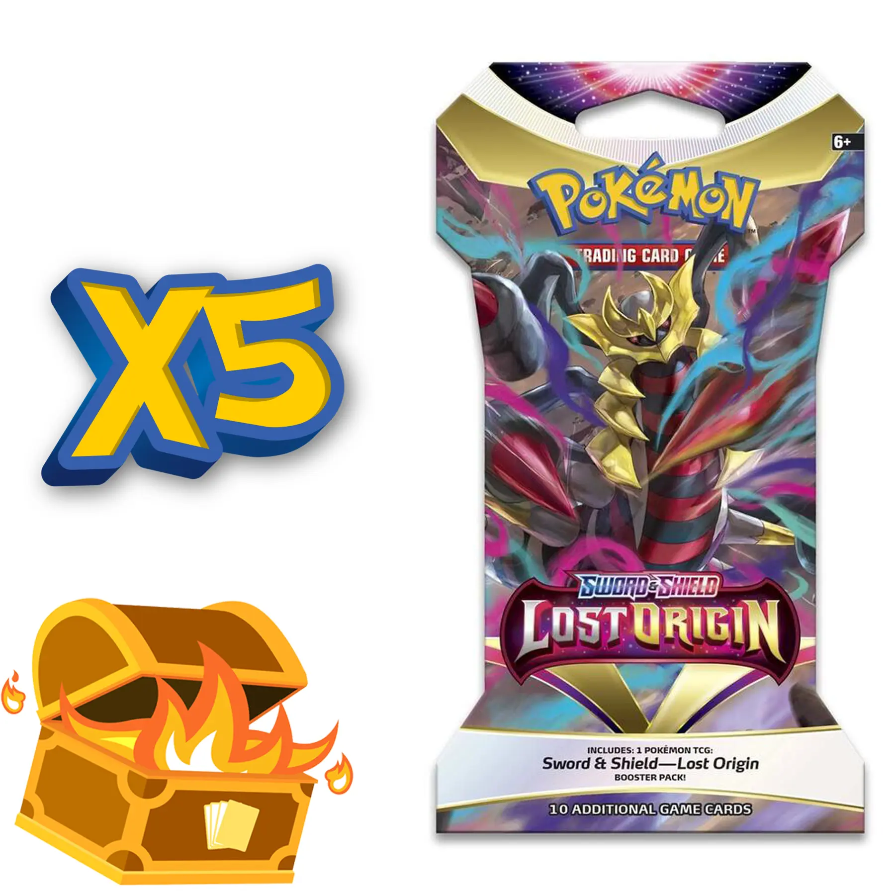 5 Lost Origin Booster Packs