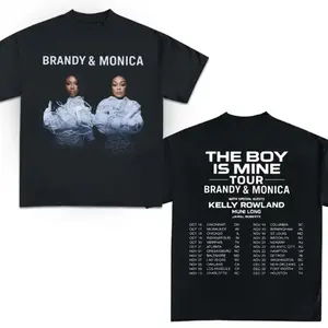 THE BOY IS MINE BRANDY & MONICA TEE, The Boy Is Mine T-Shirt, R&B Legends Tour Shirt, 2025 Music Merch Tee, Unisex Urban Music Tee, Brandy and Monica Fan Apparel, Music Icon Tee, Y2K Style Band Tee, CTLV 7JL