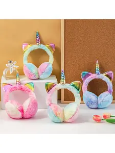 New Unicorn Warm Ear Muffs Winter Cold Protection Imitation Rabbit Fur Ear Warmer Adjustable Ear Bag Ear Defender Ear Protectors