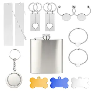 13Pcs Metal Laser Material Kit Laser Engraving Materials