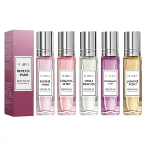 10ML Portable Roll-On Essential Oil Perfume, Sweet Vanilla, Opium, on Paris, Long-Lasting Floral Fragrance, Romantic Pocket Spray, Fragrance Perfume Scent, Floral Scents Perfume