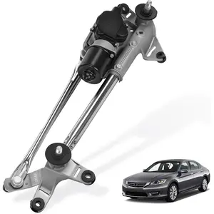Front Windshield Wiper Motor and Linkage Assembly Compatible with Honda Accord 2003 2004 2005 2006 2007 Sedan Models – Replaces OE# 76530SDAA01, 602-508