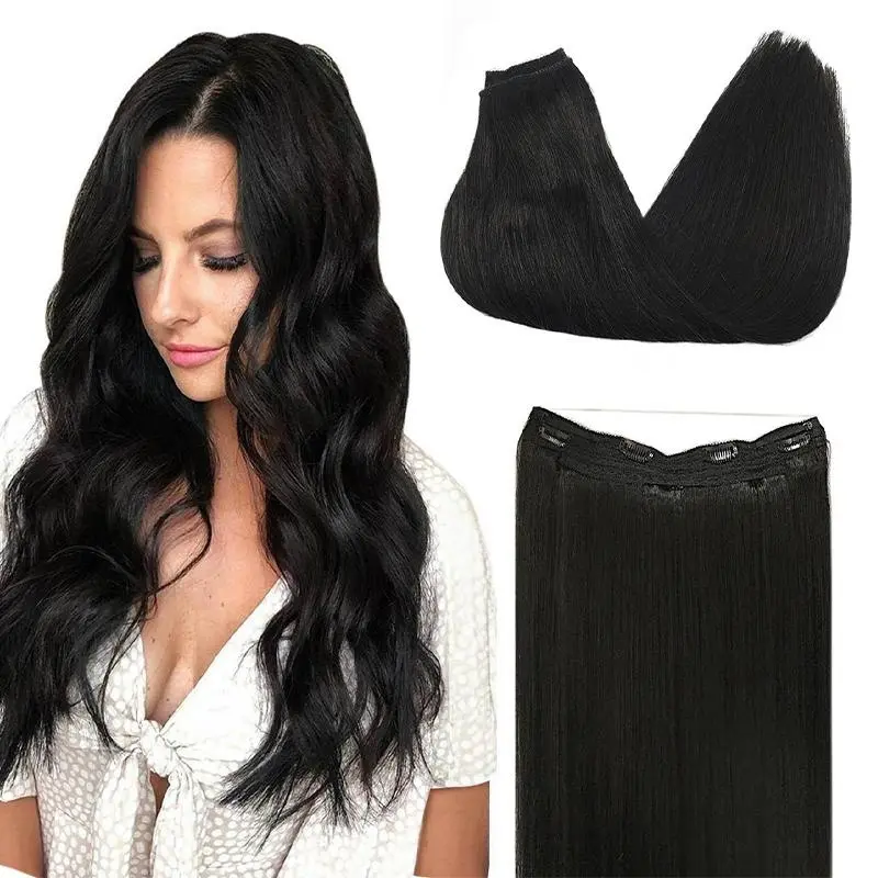 Doores Wire Hair Extensions Remy Human Hair Extensions#tiktokshopbacktoschool