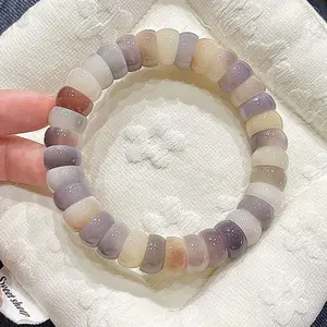 Sweaterish Women's Personalized Bodhi Bracelet Unique Bowl-Shaped Beads Handmade Natural Wooden Beads Anxiety Relief Spiritual Gift Seed-Tip Stress-Relief Jewelry High-Aesthetic Bracelet Especially Suitable for ADHD Meditation MindfulnessGift