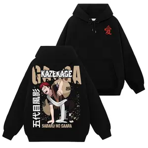 [Shinobi Shop] Limited Gaara Kazekage Hokage Shukaku - Naruto Shippuden #170 Hoodie T-Shirt Sweatshirt, Retro Vintage Unisex Graphic 90s Cotton, Gift For Wibu, Anime Manga Y2K Streetwear
