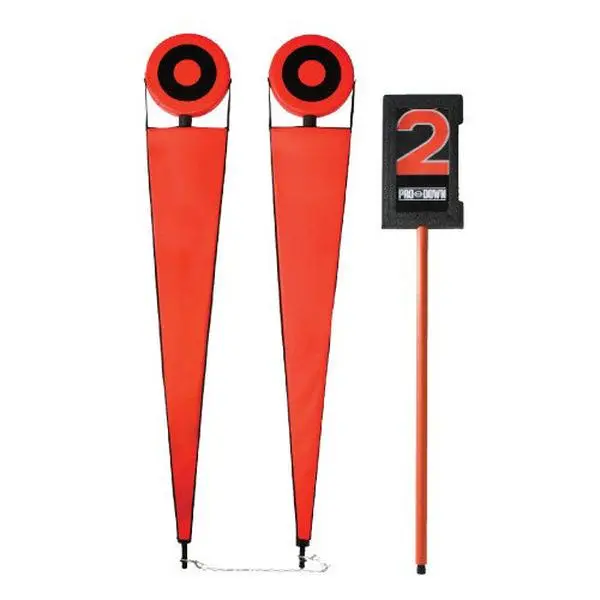 Galvanized Steel 2-Piece Pole Chain Set (SSN 1370766) - Orange Bulls-Eye Design High Visibility Banners, Fully Padded Pro-Style Down Box Chainsaw Garden Tool Accessory