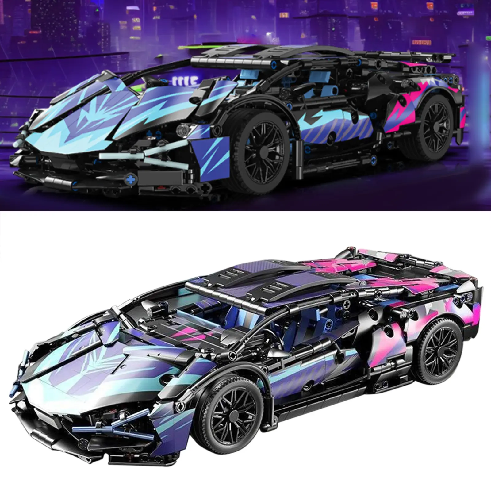 1:14 Scale Sports Car Building Set Model Kit, Adult Collector's Edition ...
