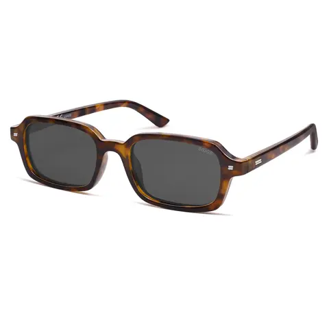 SOJOS Retro Rectangular Polarized Sunglasses Womens Mens, 80s 90s Small Trendy Slim Narrow Square Sunnies