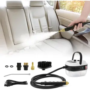 Steamer for Auto Detailing High  Handheld Steam Cleaner with Water Container Portable Electric Steam Cleaning Machine Home Use Kitchen Floors Tools