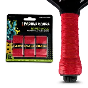 Paddle Hands Hyper Hold Pickleball Paddle Overgrip Tape Moisture Absorbent Pro Soft Feel Precision Accuracy Ultra Comfortable Sports Rackets