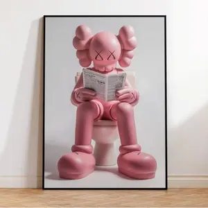 Kaws poster, Kaws print, Kaws wall art Hypebeast Unframed