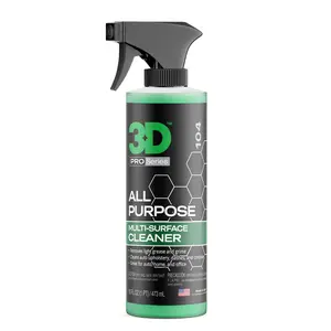 3D All Purpose Cleaner   High-Performance Interior & Exterior Car Cleaner for Vinyl, Leather, Plastic, Fabric, Carpet & More