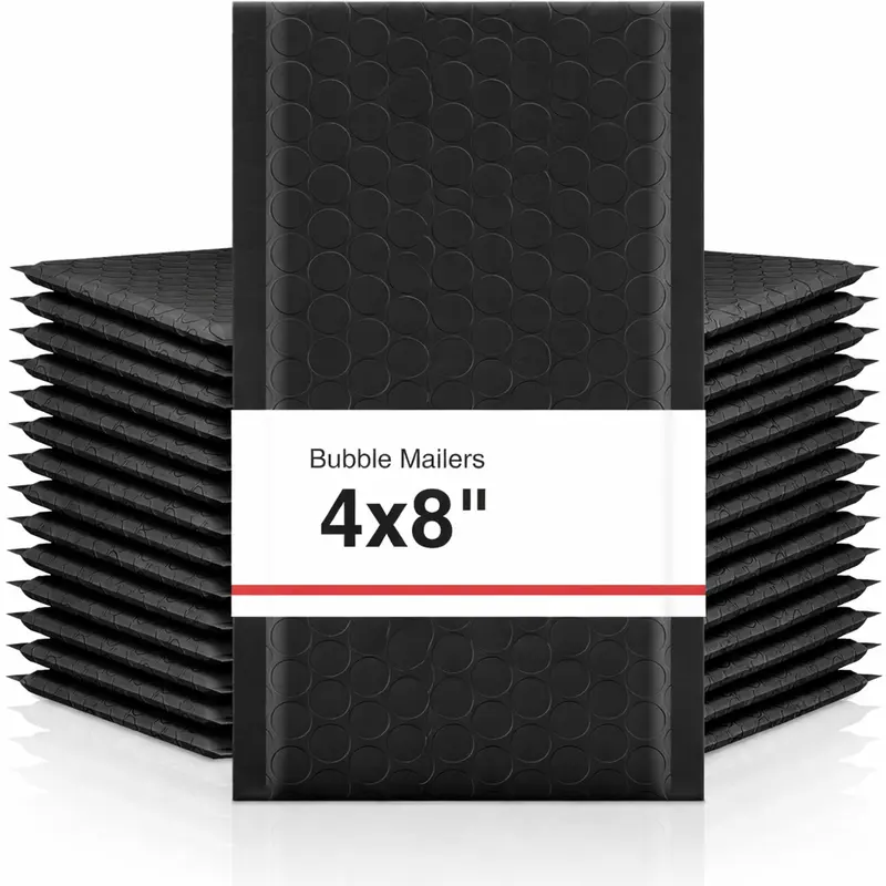 Bubble Mailers 4x8 Inch Pack Padded Envelopes Usable Size 4x7 Thick Boxing PlaceMailing Envelopes Bubble Opaque Padded Mailers Shipping Bags for Mailing Jewelry Makeup Small Business