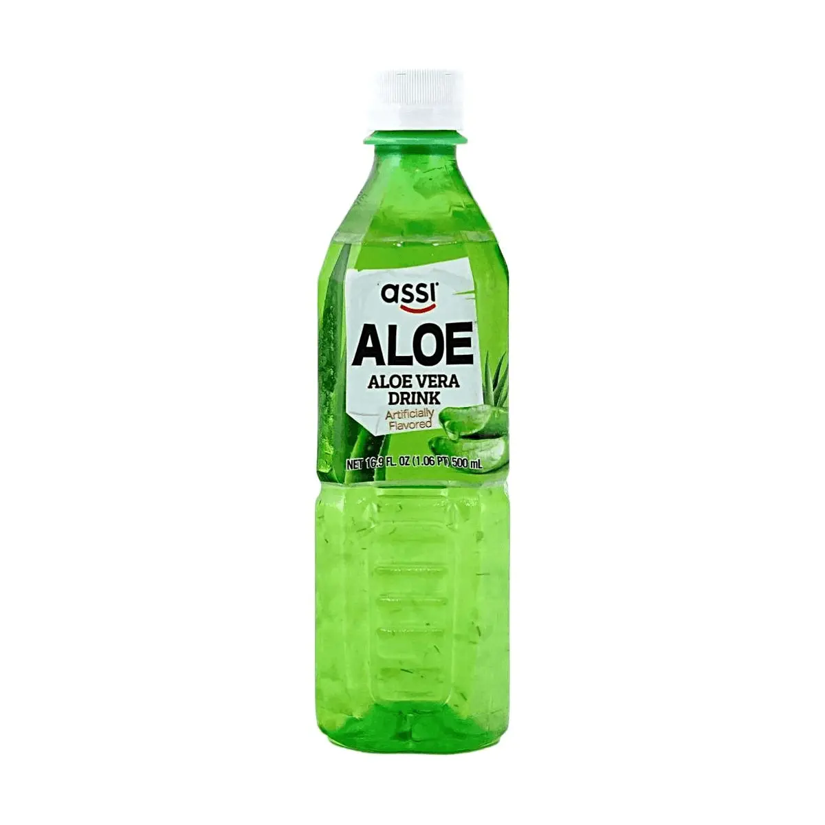 ASSI BRAND Korean Aloe Vera Drink 500ml - Refreshing & Healthy Beverage