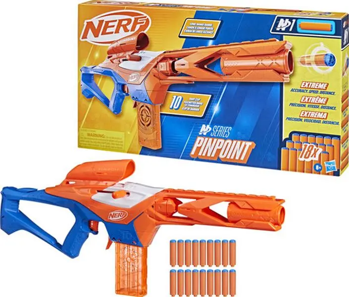 Nerf - N Series - Pinpoint Dart Blaster  [COLLECTIBLES] Shooter, Bolt, Clip