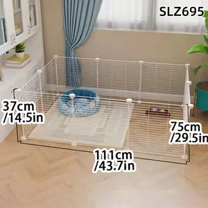Dutch Pig Pet Fence Home Landscape Rabbit Supplies Cage, Rabbit Playpen, Affordable Small Villa Pet Nest, Ideal for Rabbits and Pets