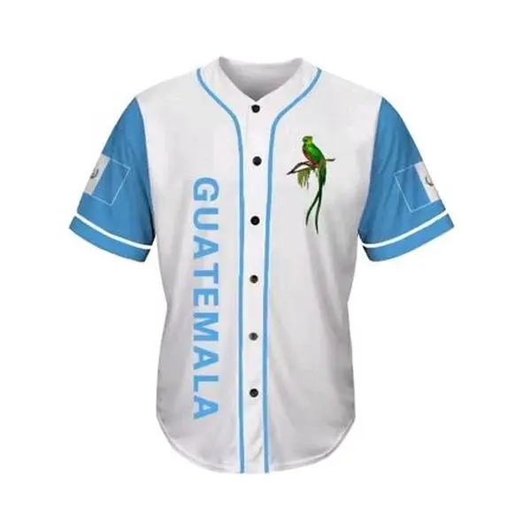 Guatemala Soccer Jersey, Unisex Short Sleeve Sports Top with Authentic Sash Design, Professional Athletic Apparel for Fans, Soccer Jerseys, Jerseys For Soccer