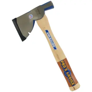 212 MAIN Vaughan SH2 22 Oz Standard Half Hatchet, Hand Tools Hardware, Polished Steel Blade, Hickory Handle
