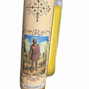 Papa Legba 7 Day Candle with Veve