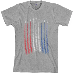 Red White Blue Air Force Flyover Men's T-Shirt