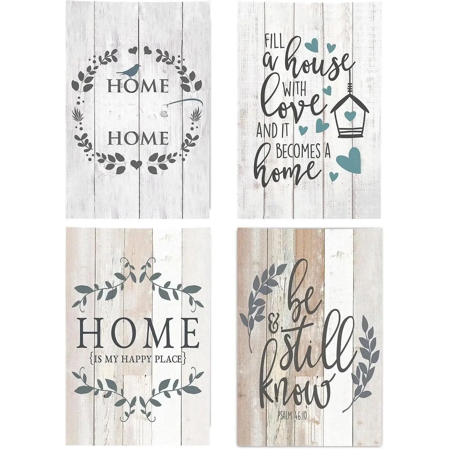 Home Sweet Home Towels,Farmhouse Kitchen Towels,Farmhouse Kitchen Decor,Farmhouse Hand Towels,House Warming Gifts,16x24 Inch Set of 4