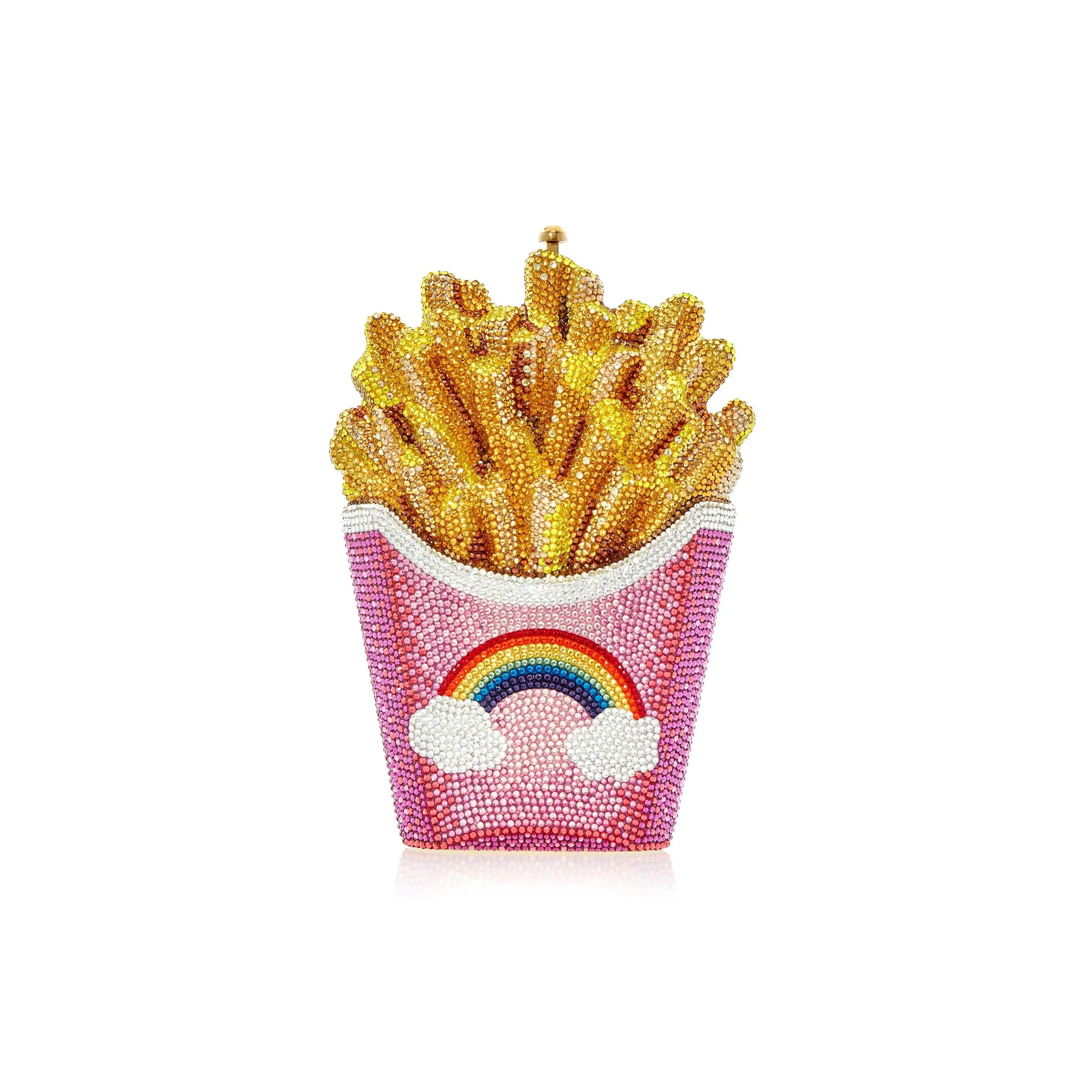Designer Judith Leiber French Fries Rainbow Bag