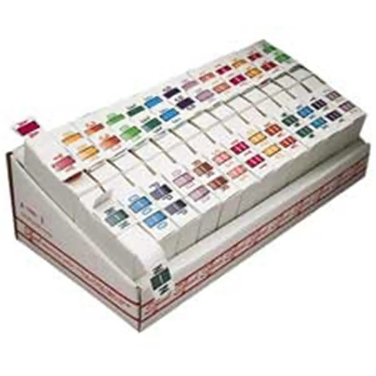 Smead Manufacturing Company SMD67081 Solid Colored Character Printed Numeric Color Code Labels, 1.25in.x1in., 500-RL, Light Orange, Compatible with Tab Products 1282 Series