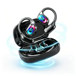 Open Earbuds, True Wireless Multifunctional AI Translation Earbuds - 156-Language Real-Time Translation, ANC Noise Cancelling, 6 Modes, Bluetooth, HD Mic, Ergonomic Lightweight Design, Easter Gift for Travel Users, True Wireless Earbuds