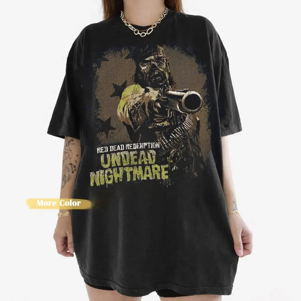 Dead Redemption Undead Nightmare Shirt, Horror Game 2026 Fan Tee, Gift for Men, Gift for Women, Crew Neck T-shirt, Trending T-shirt
