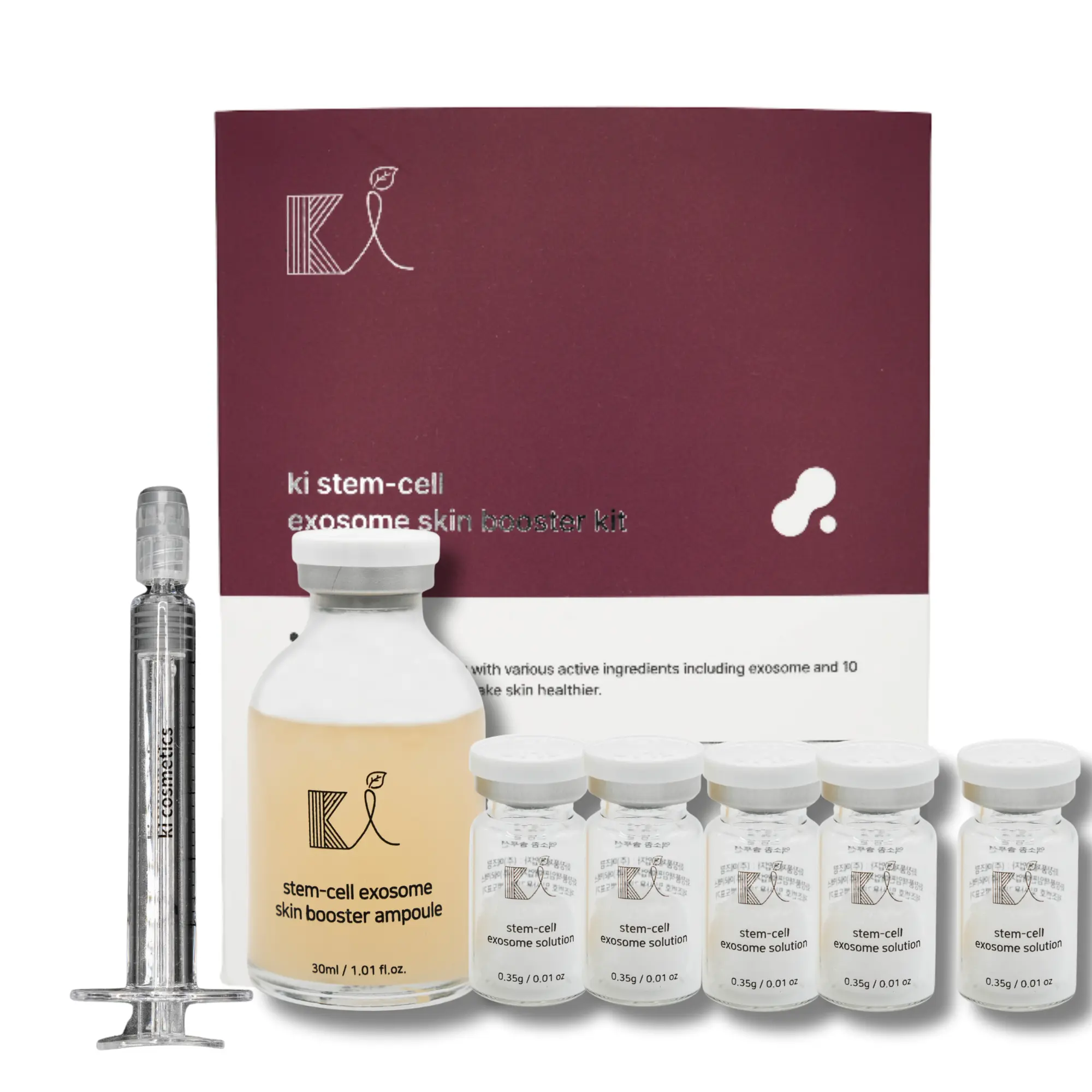 KI Exosome Booster Ampoule Kit – Advanced Skin Care for Hydration & Glow | Made in Korea