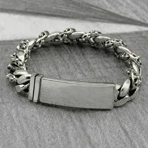 Luxury Ironcrest Bracelet - Silver Tone Chain Design
