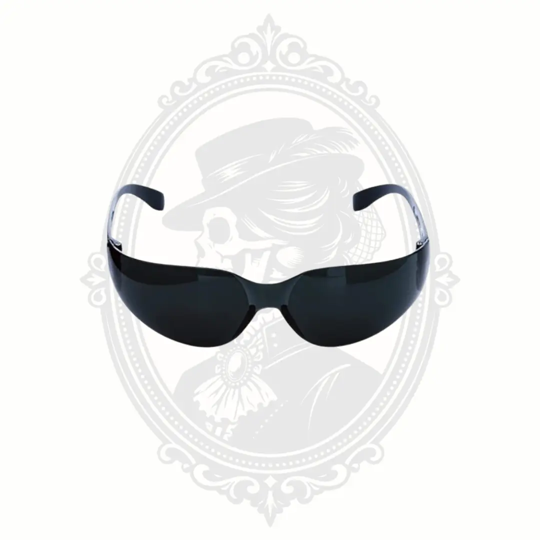 ANSI Z87.1 Tinted Lens Safety Glasses - UV Protective Wraparound Eyewear - Advanced Eye Protection, Individually Wrapped Work Safety Gear