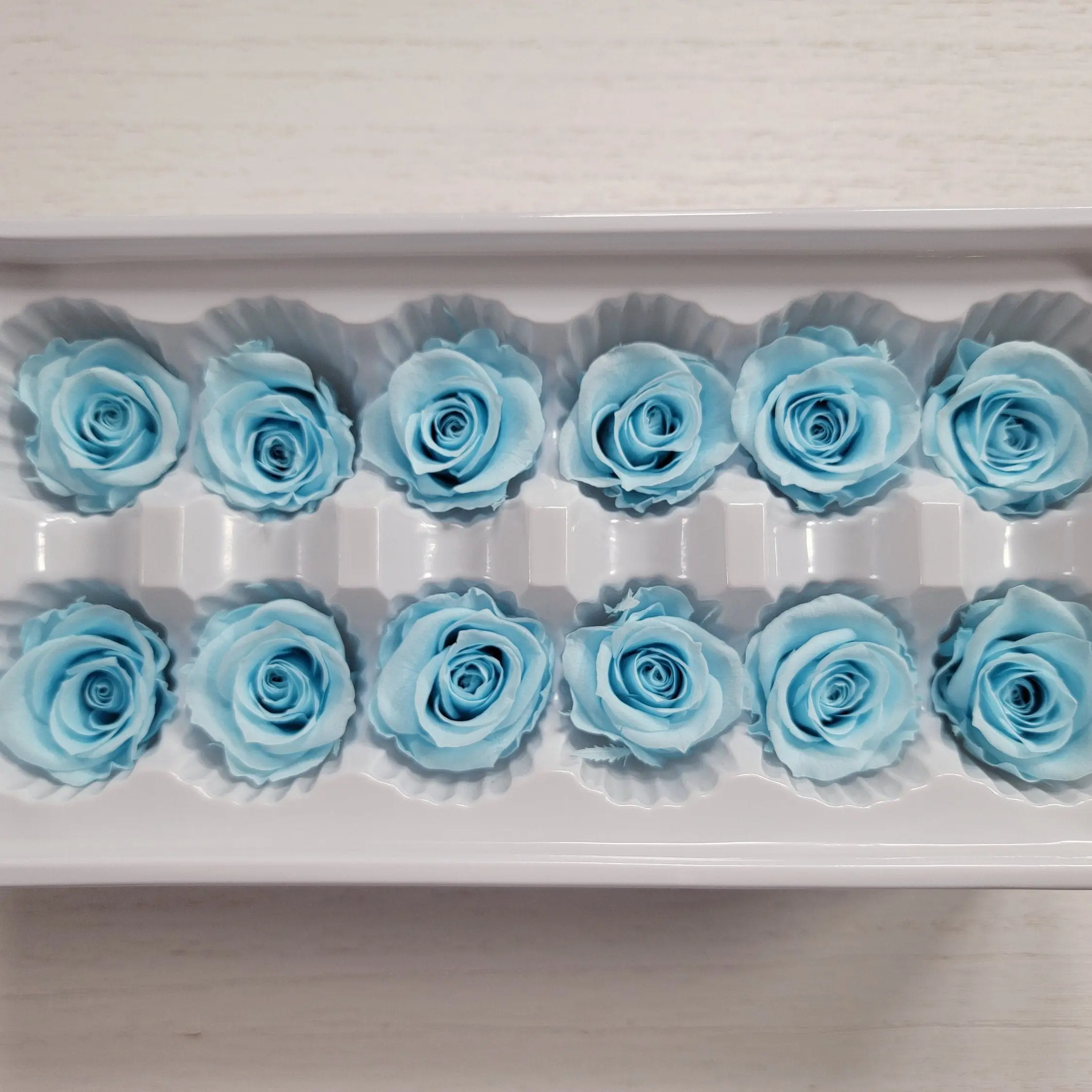 12 Baby Blue Roses, Preserved Roses, Wedding Rose, Floral Arrangements, Boutonniere, Preserved Flowers, Wedding Decor