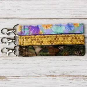 6.5 in Compact Practical Stylish Wristlet Keychain with Lobster Claw Hook
