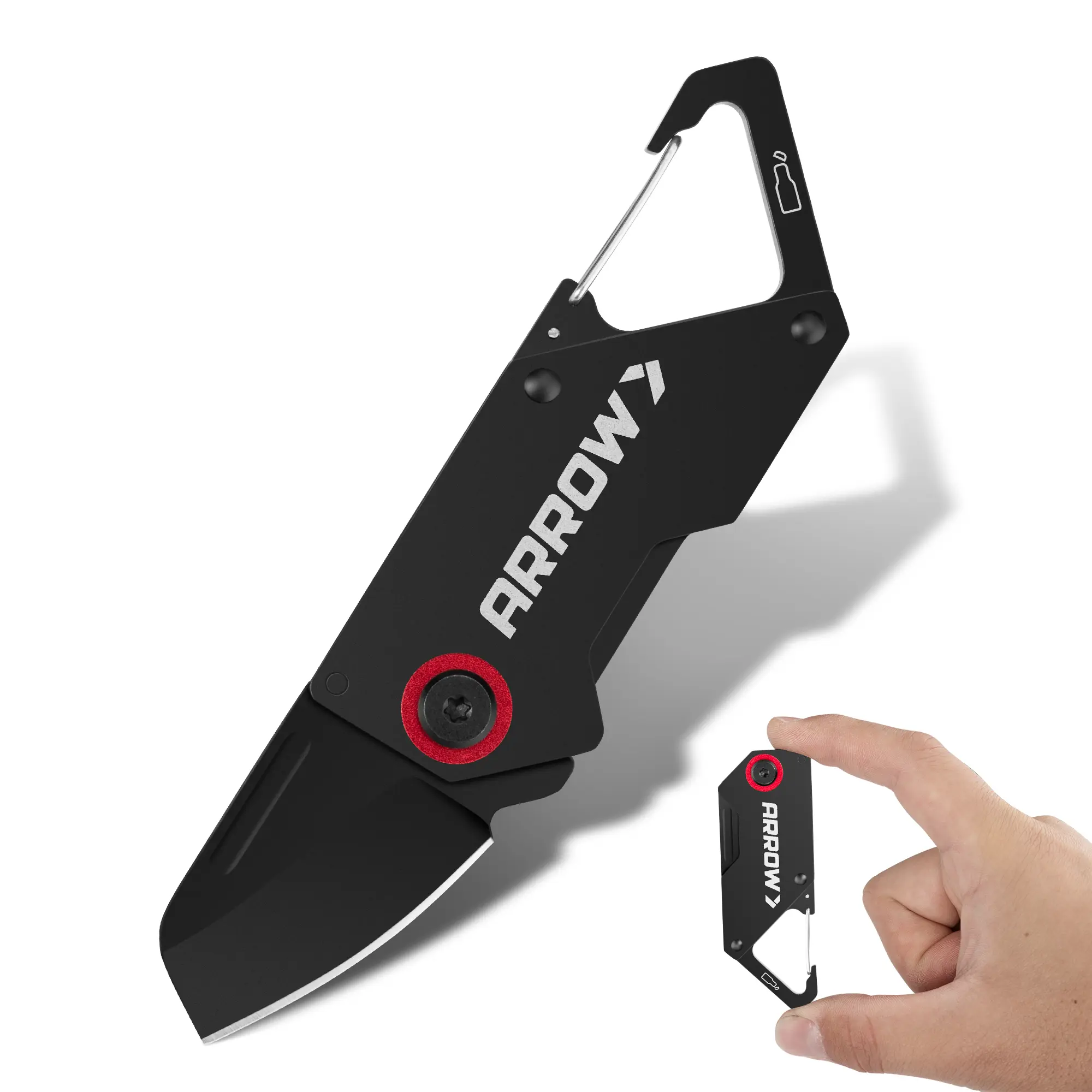 #backtoschool ARROW Small Folding Pocket Knife, 1.3-Inch Stainless Steel Blade, EDC Mini Pocket Knife with Bottle Opener, Gift for Men Women