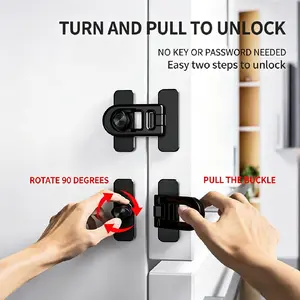Baby Proof Drawer Lock, Child Safety Cabinet Door Lock, Secure Kids Lock, Safe Protection Accessory, Fits Various Appliances, Drawers, Cabinets, Toddlers, Nursery, Infant