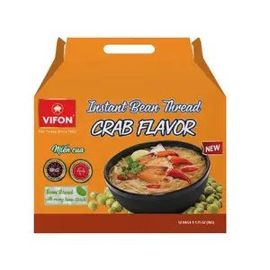 VIFON Glass Noodle/Bean Thread Crab Flavor (Mien Cua) Pack 1.75 oz