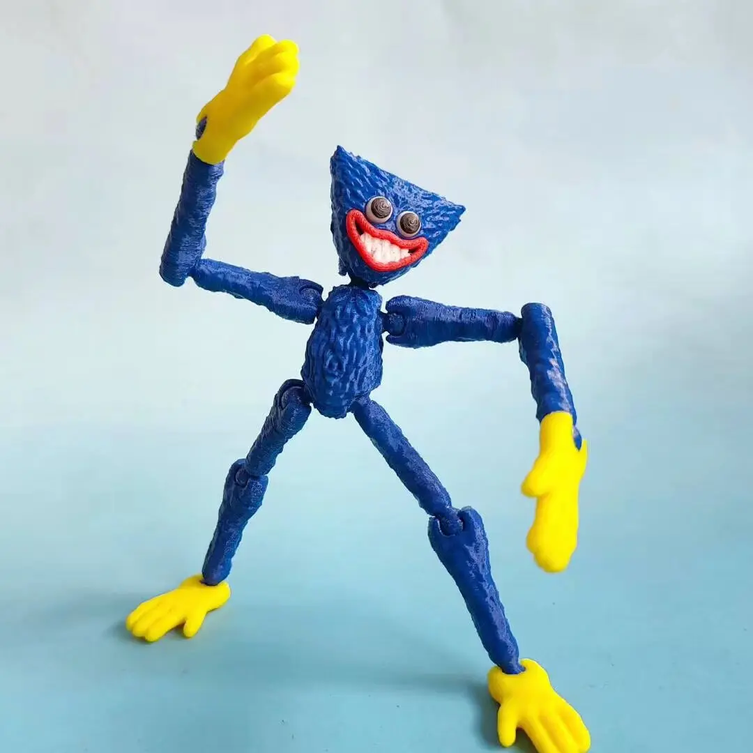 Poppy Playtime Smiling Animal Articulated PVC Figure - Unisex Ugly Cartoon Game Character Collectible Doll with Jointed Arms, Bagged Desktop Decoration Toy
