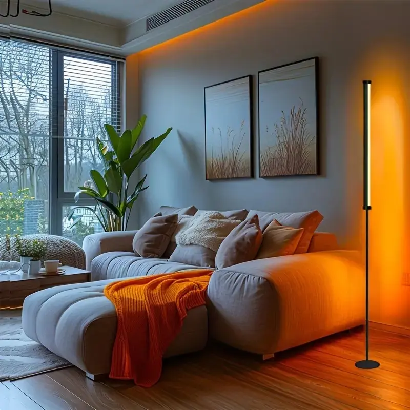 Multifunctional RGB LED Decorative Floor Lamp, Height Adjustable, USB Powered, Modern Simple Design, Suitable for Every Room, Multi-Purpose Use, Multifunctional Ambient Lights, Light Decor