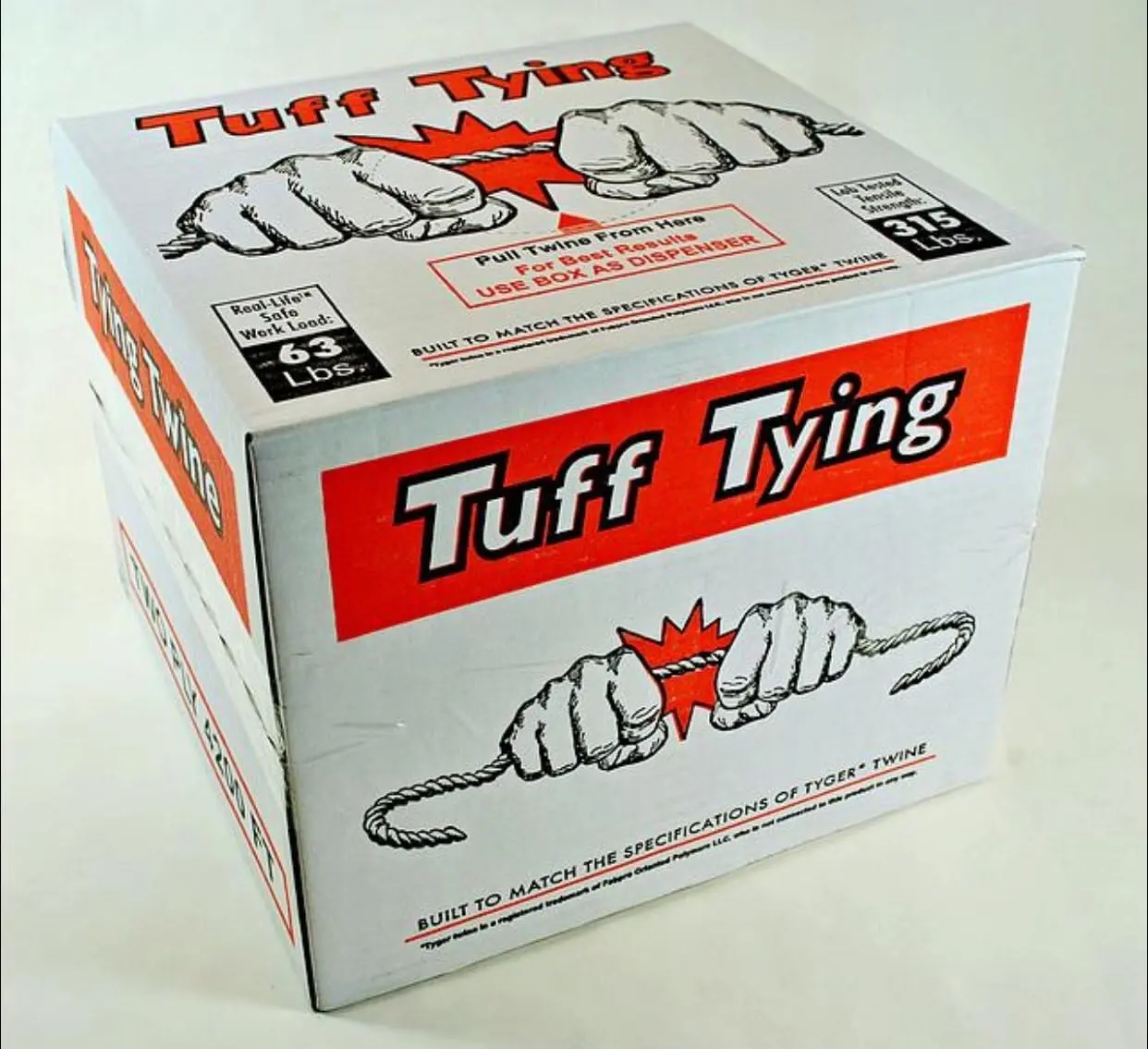 2 Ply Tyger Polypropylene Tying Twine, 315 Lb Tensile 4200 Ft.