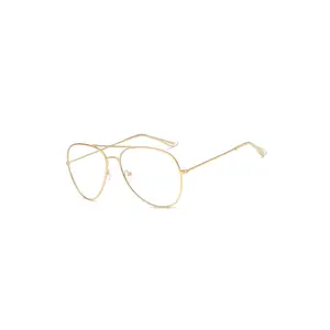 Clear Lens Aviator Eyeglasses Classic Retro F1002-CA03