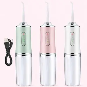 Travel-Size Dental Irrigator with Nozzles